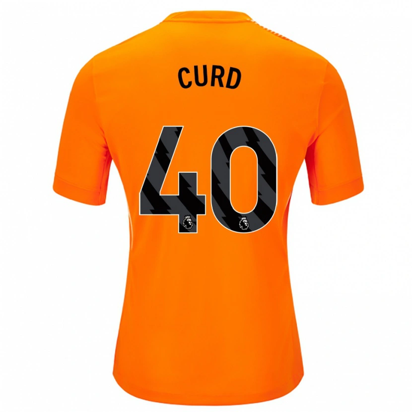 Danxen Dames Ted Curd #40 Oranje Zwart Keepersshirt 2025/26 T-Shirt