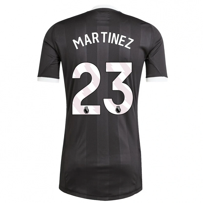 Danxen Dames Emiliano Martínez #23 Zwart Wit Keepersshirt 2025/26 T-Shirt