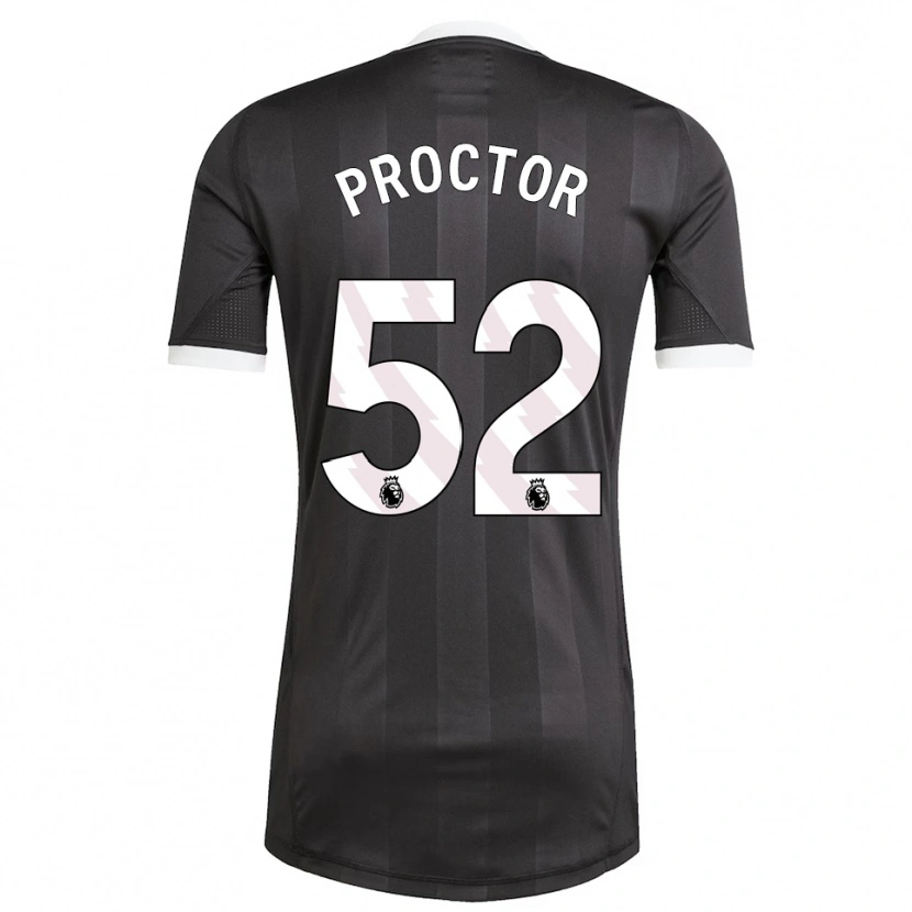 Danxen Dames Sam Proctor #52 Zwart Wit Keepersshirt 2025/26 T-Shirt