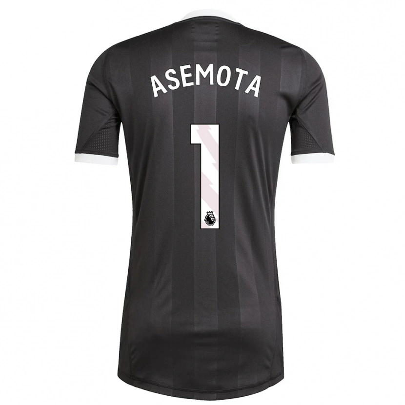 Danxen Dames Owen Asemota #1 Zwart Wit Keepersshirt 2025/26 T-Shirt