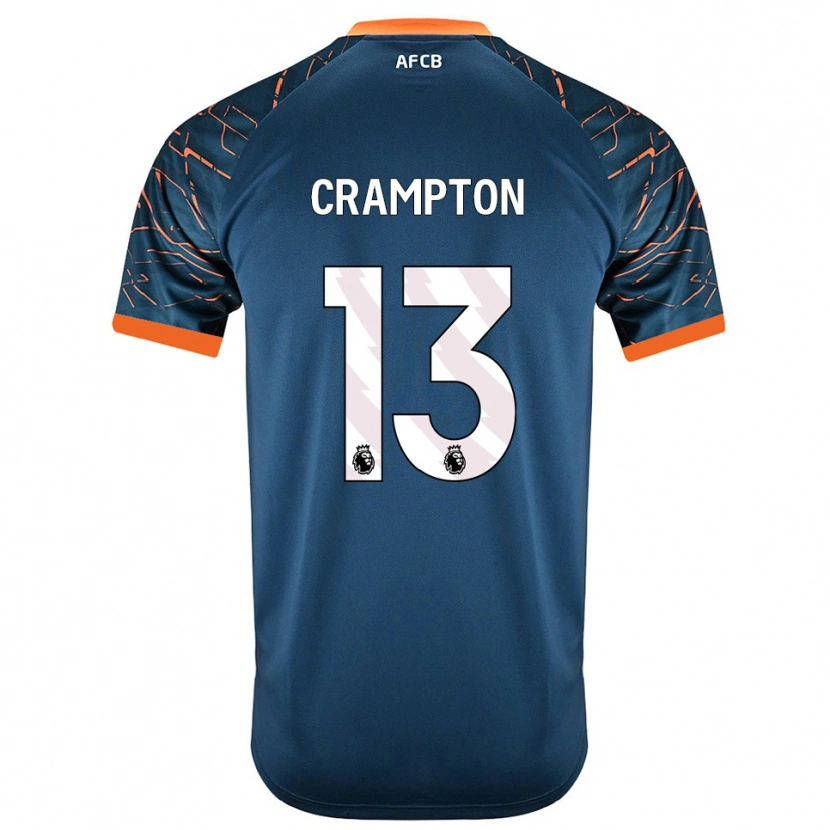 Danxen Dames Kai Crampton #13 Donker Leisteen Blauw Keepersshirt 2025/26 T-Shirt