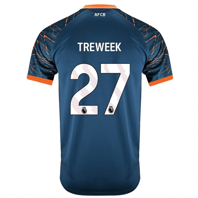 Danxen Dames Amber Treweek #27 Donker Leisteen Blauw Keepersshirt 2025/26 T-Shirt