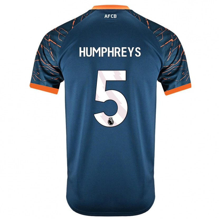 Danxen Dames Holly Humphreys #5 Donker Leisteen Blauw Keepersshirt 2025/26 T-Shirt