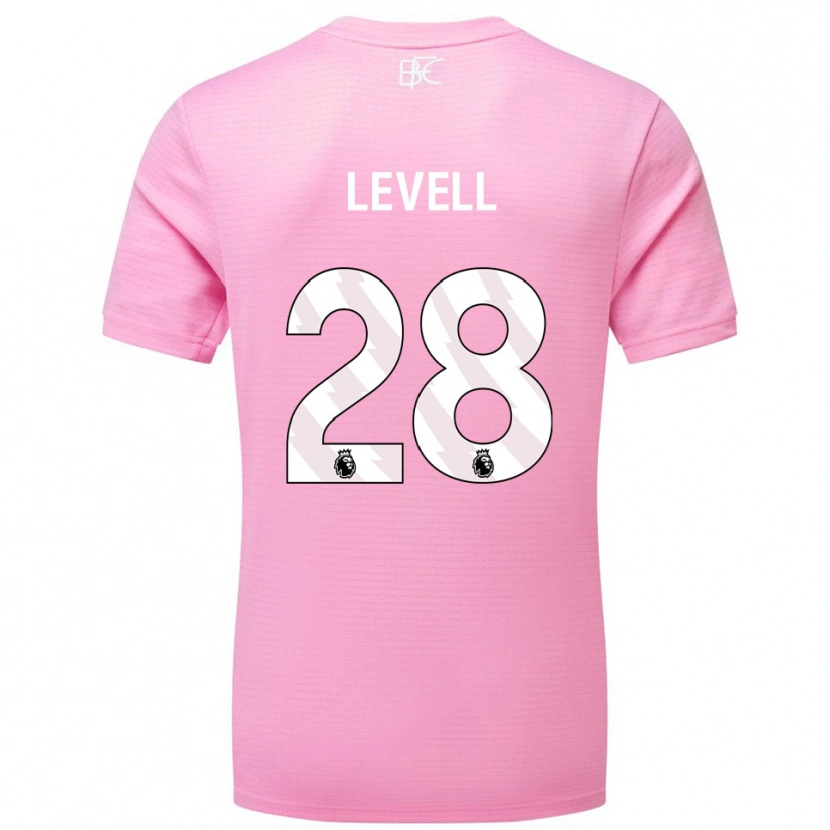 Danxen Dames Kirstie Levell #28 Roze Wit Keepersshirt 2025/26 T-Shirt