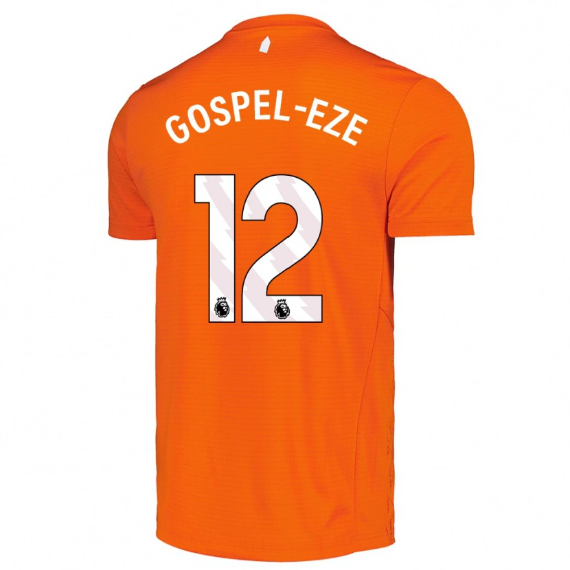 Danxen Dames Goodness Gospel-Eze #12 Oranje Zwart Keepersshirt 2025/26 T-Shirt