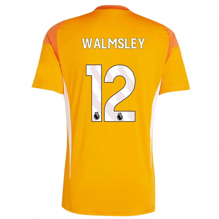 Danxen Dames Joseph Walmsley #12 Oranje Wit Keepersshirt 2025/26 T-Shirt