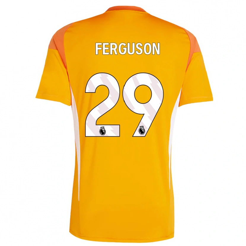 Danxen Dames Georgie Ferguson #29 Oranje Wit Keepersshirt 2025/26 T-Shirt