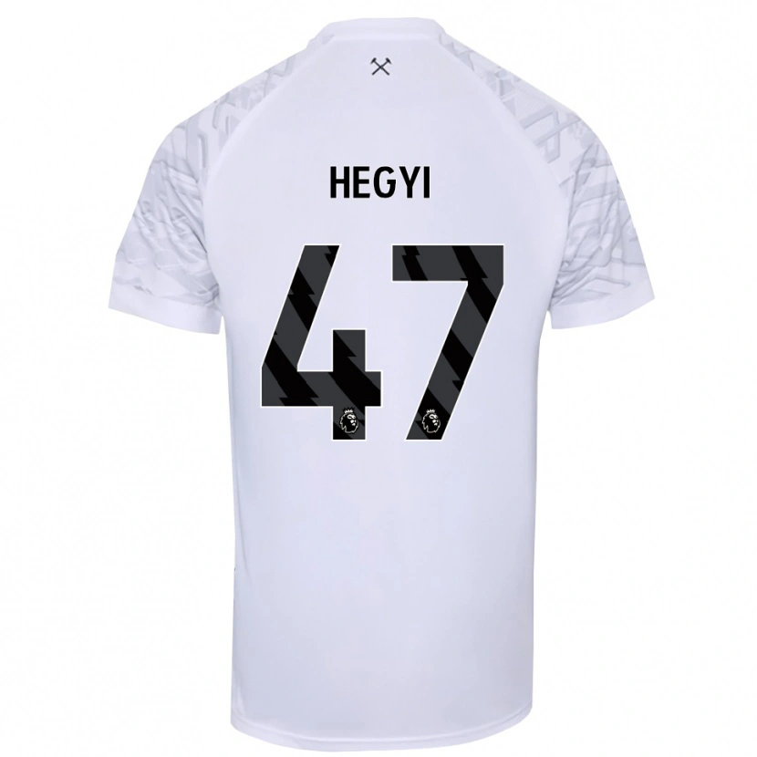 Danxen Dames Krisztián Hegyi #47 Wit Zwart Keepersshirt 2025/26 T-Shirt