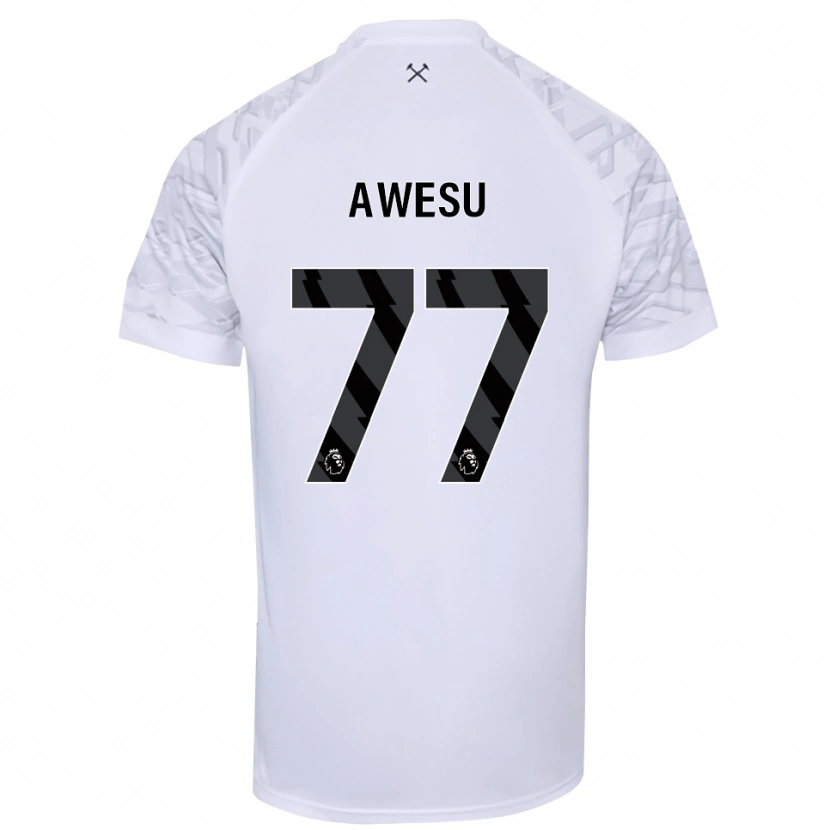Danxen Dames Lanre Awesu #77 Wit Zwart Keepersshirt 2025/26 T-Shirt