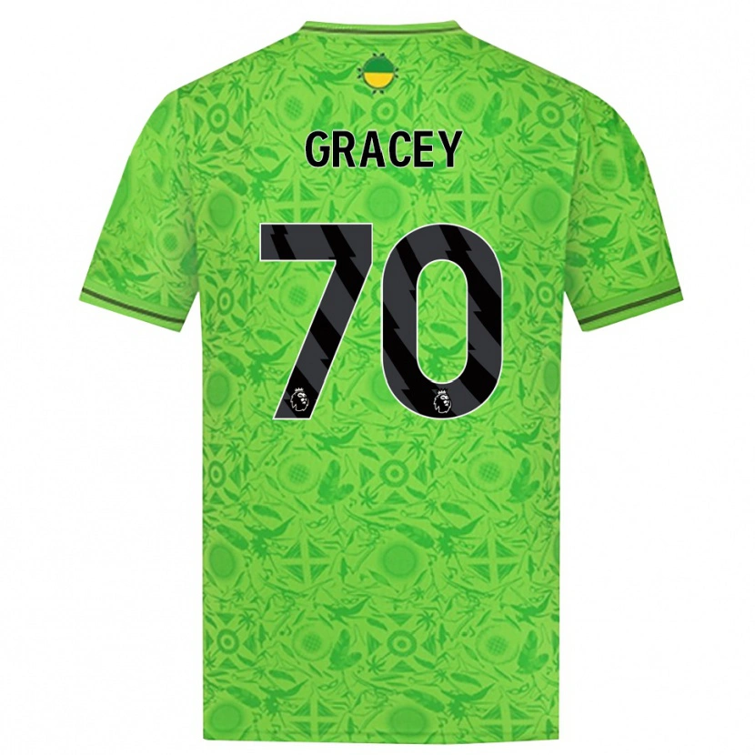 Danxen Dames Josh Gracey #70 Groen Zwart Keepersshirt 2025/26 T-Shirt