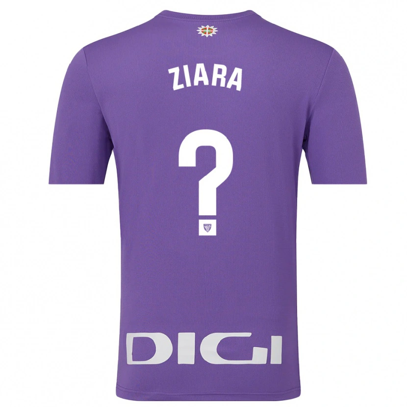 Danxen Dames Ziara Vega Uribarri #0 Paars Wit Keepersshirt 2025/26 T-Shirt
