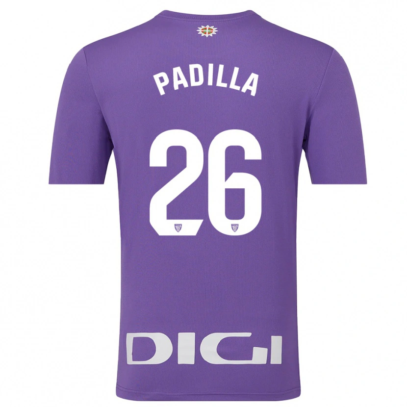Danxen Dames Álex Padilla #26 Paars Wit Keepersshirt 2025/26 T-Shirt