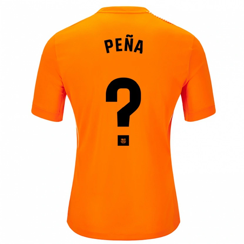 Danxen Dames Pablo Peña #0 Oranje Zwart Keepersshirt 2025/26 T-Shirt