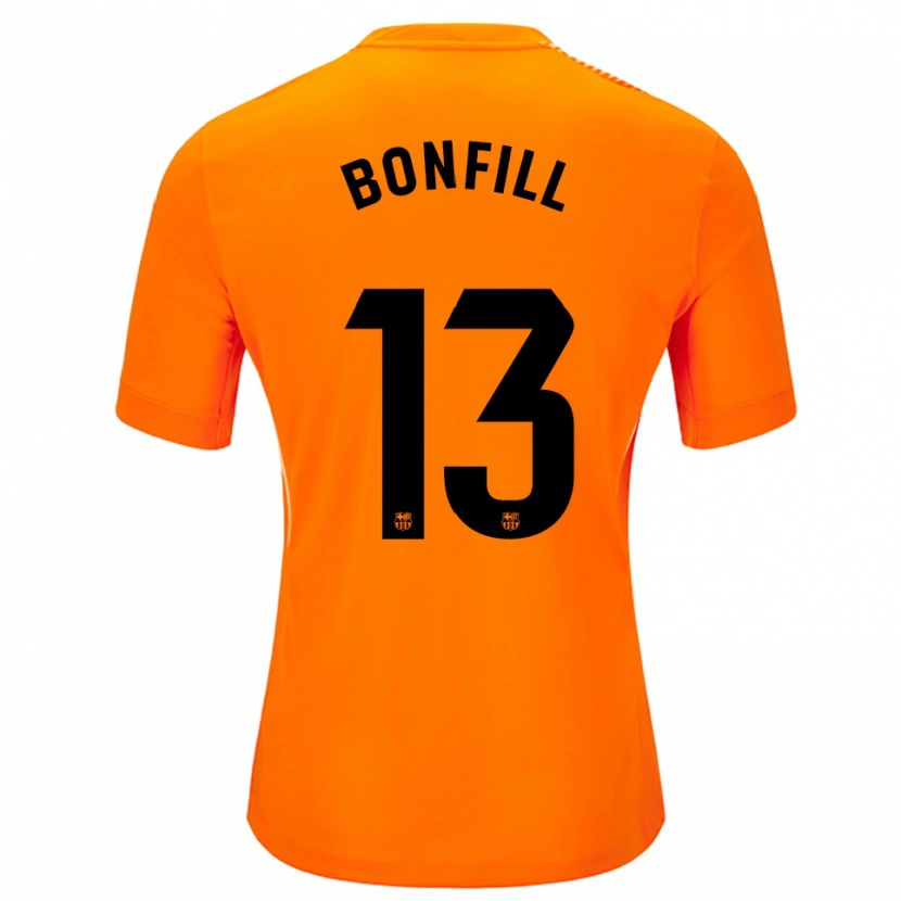 Danxen Dames Max Bonfill #13 Oranje Zwart Keepersshirt 2025/26 T-Shirt