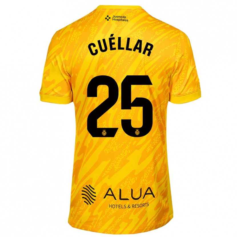 Danxen Dames Iván Cuéllar #25 Oranje Zwart Keepersshirt 2025/26 T-Shirt