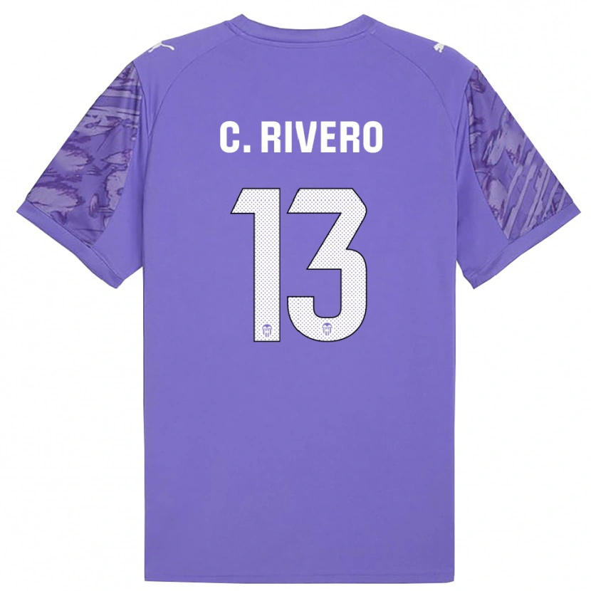 Danxen Dames Cristian Rivero #13 Lila Wit Keepersshirt 2025/26 T-Shirt
