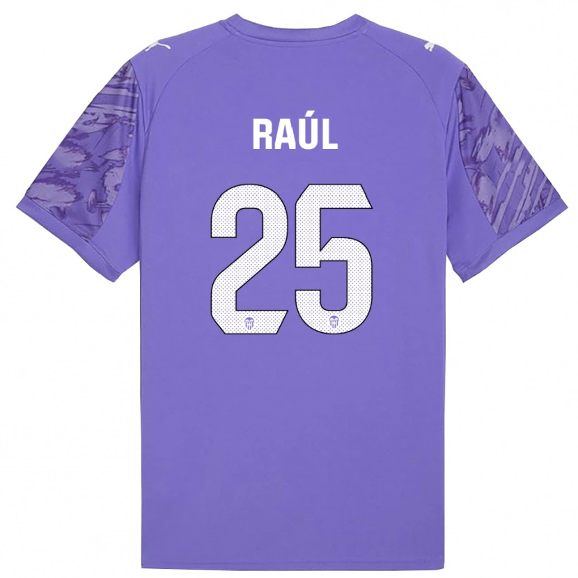 Danxen Dames Raúl Jiménez #25 Lila Wit Keepersshirt 2025/26 T-Shirt