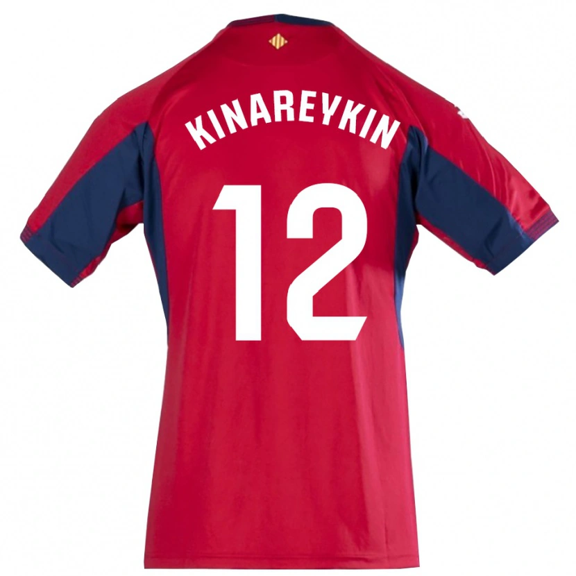 Danxen Dames Yakiv Kinareykin #12 Koninklijk Blauw Rood Keepersshirt 2025/26 T-Shirt