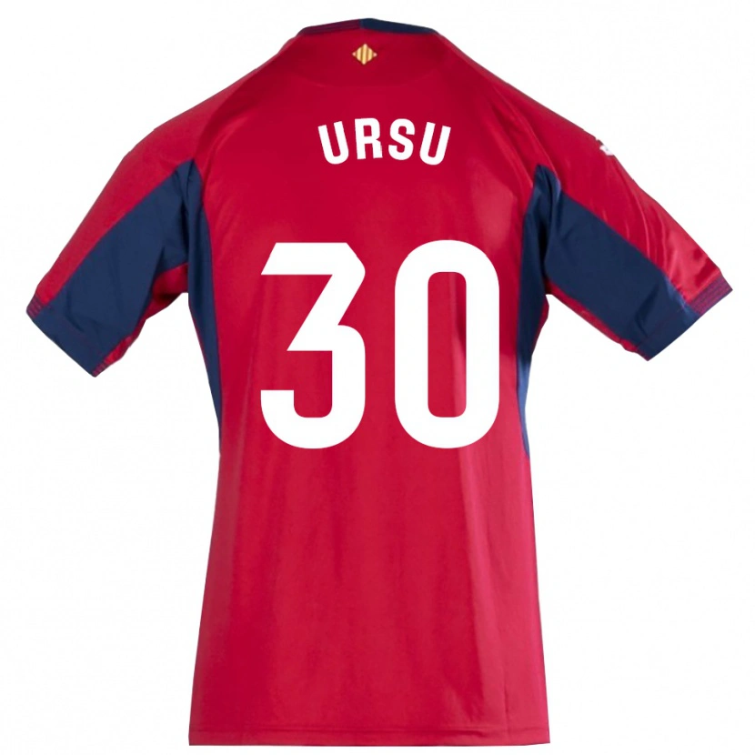 Danxen Dames Eduard Ursu #30 Koninklijk Blauw Rood Keepersshirt 2025/26 T-Shirt