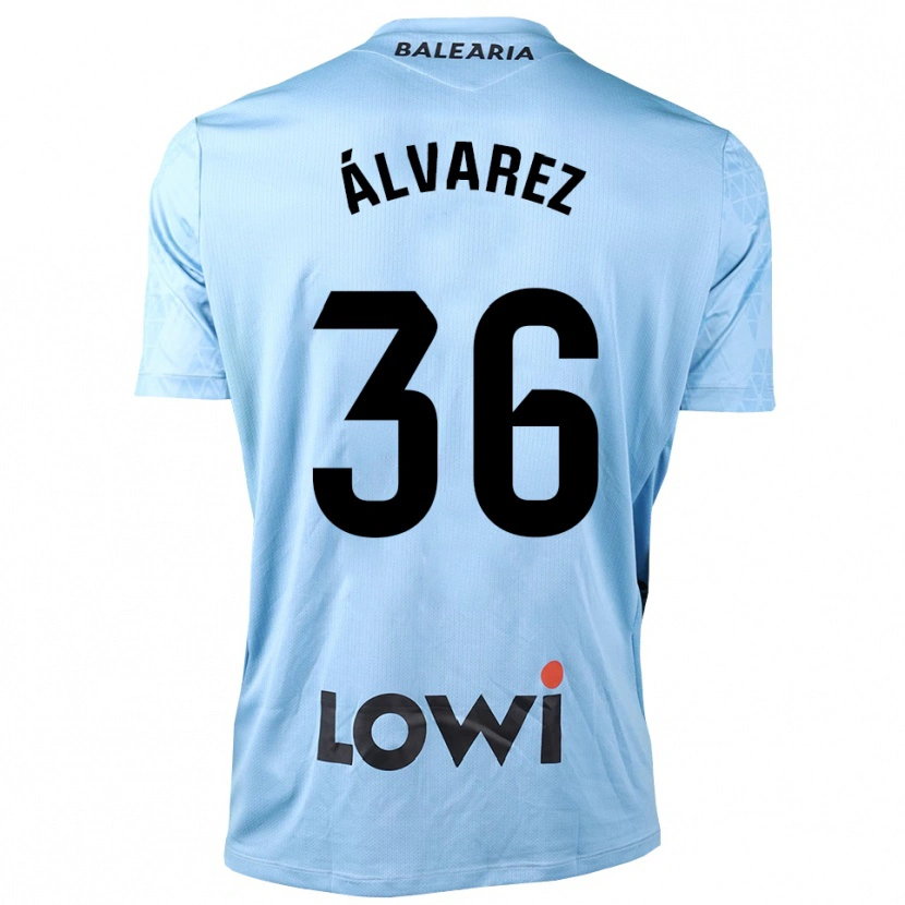 Danxen Dames Anna Álvarez #36 Lichtblauw Zwart Keepersshirt 2025/26 T-Shirt
