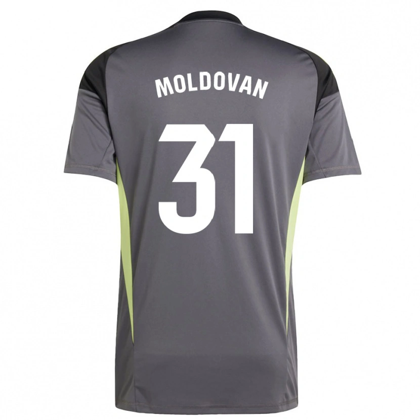 Danxen Dames Horațiu Moldovan #31 Donkergrijs Zwart Keepersshirt 2025/26 T-Shirt