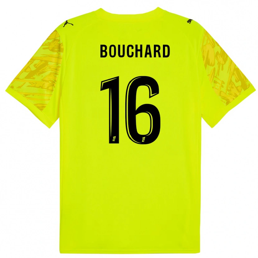 Danxen Dames Ambre Bouchard #16 Fluorescerend Groen Zwart Keepersshirt 2025/26 T-Shirt
