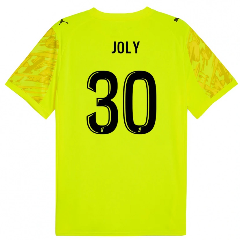 Danxen Dames Blandine Joly #30 Fluorescerend Groen Zwart Keepersshirt 2025/26 T-Shirt