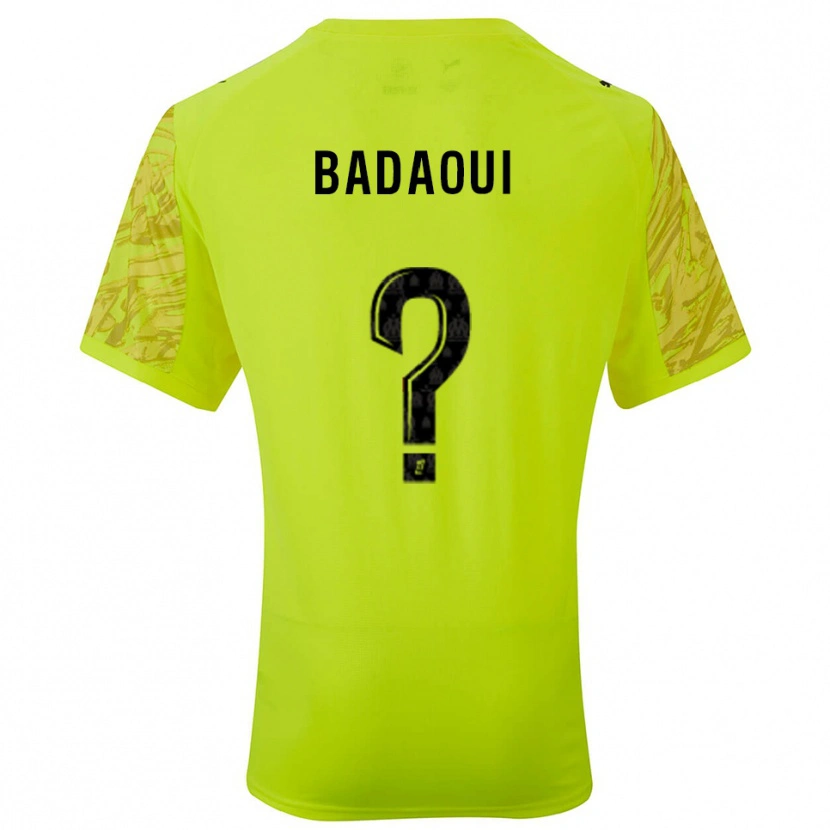 Danxen Dames Yassine Badaoui #0 Fluorescerend Groen Zwart Keepersshirt 2025/26 T-Shirt