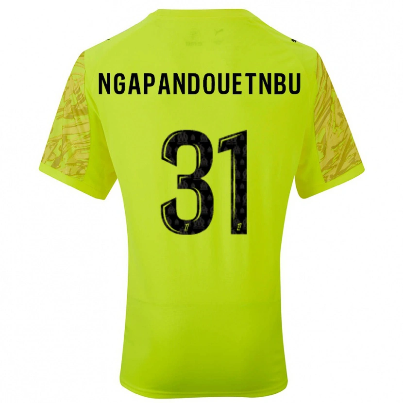Danxen Dames Simon Ngapandouetnbu #31 Fluorescerend Groen Zwart Keepersshirt 2025/26 T-Shirt