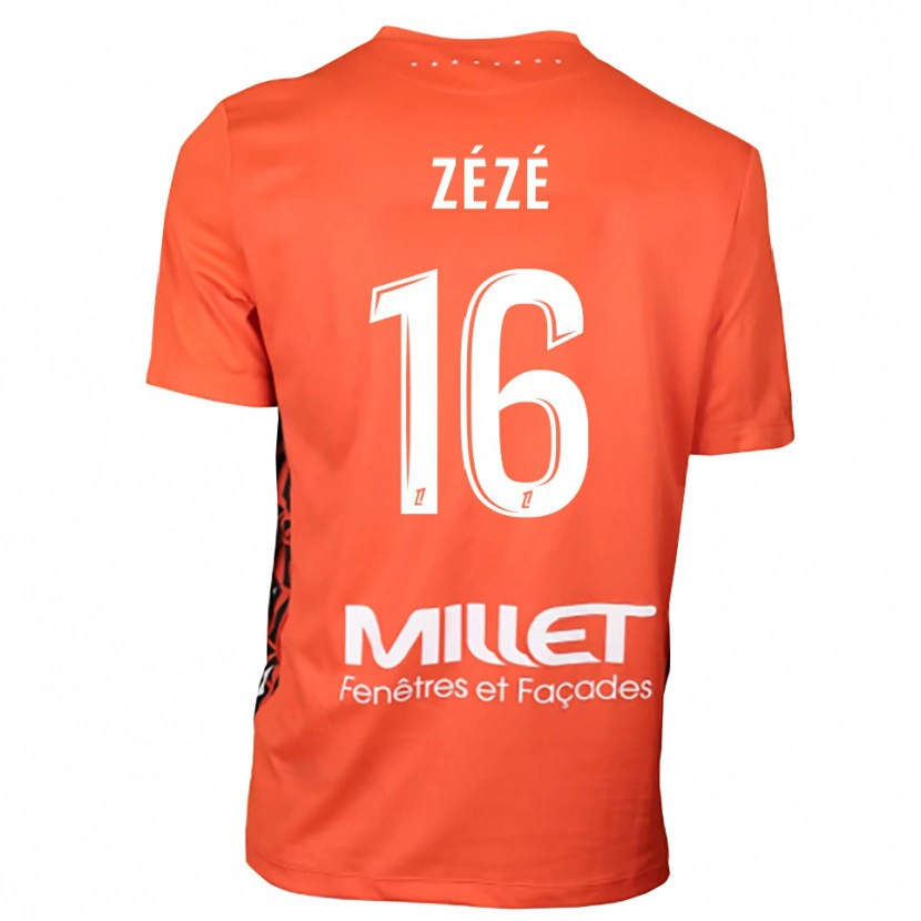 Danxen Dames Yanel Zézé #16 Oranje Wit Keepersshirt 2025/26 T-Shirt