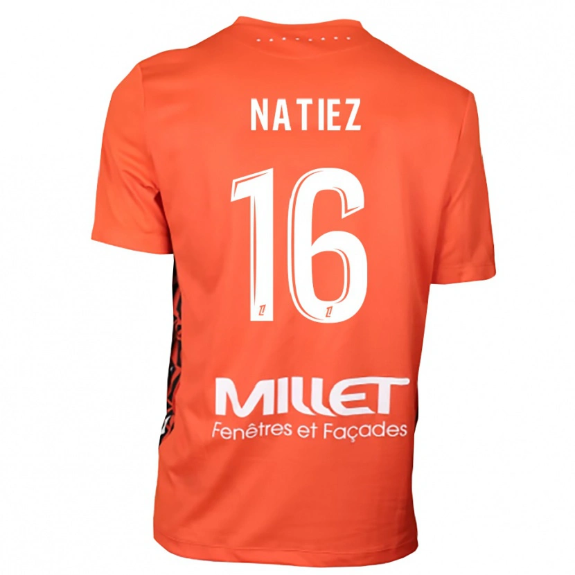 Danxen Dames Stanislas Natiez #16 Oranje Wit Keepersshirt 2025/26 T-Shirt