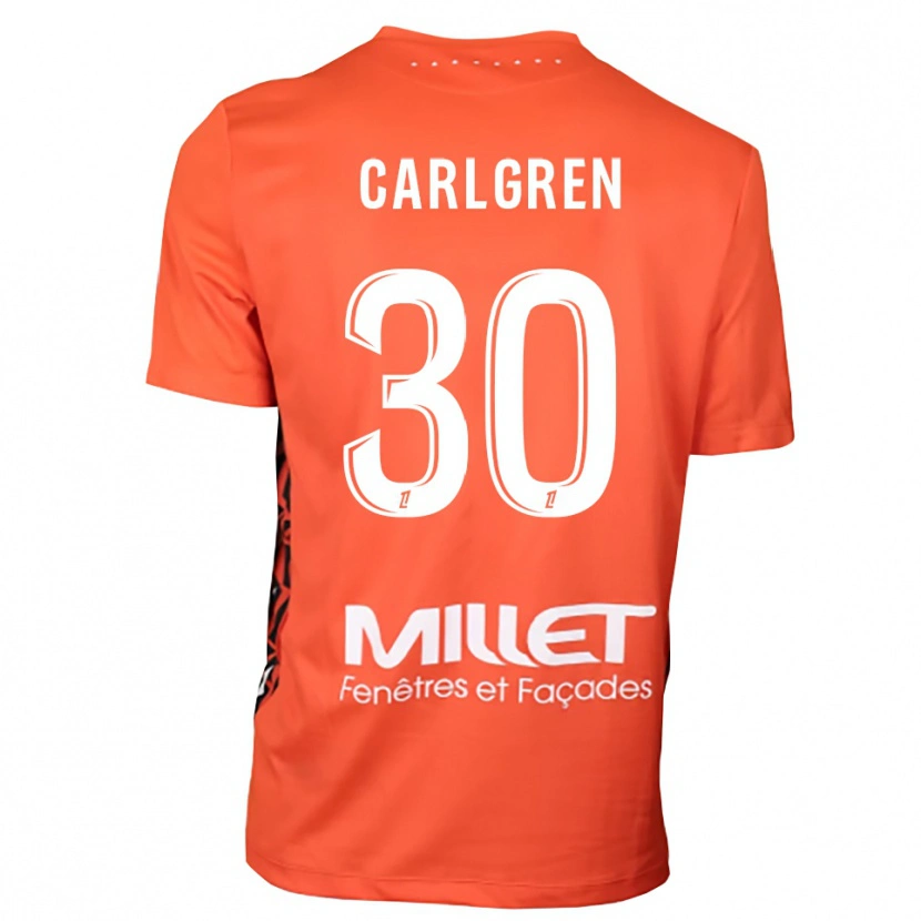 Danxen Dames Patrik Carlgren #30 Oranje Wit Keepersshirt 2025/26 T-Shirt