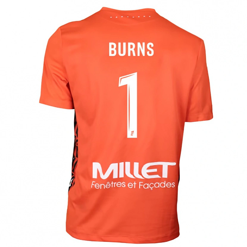Danxen Dames Emily Burns #1 Oranje Wit Keepersshirt 2025/26 T-Shirt