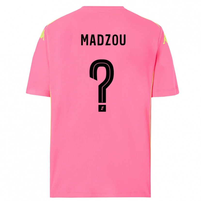 Danxen Dames Djibril Madzou #0 Hot Pink Zwart Keepersshirt 2025/26 T-Shirt
