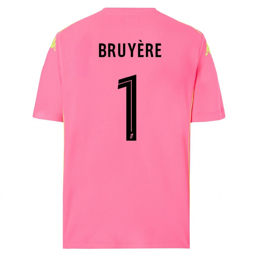 Danxen Dames Théo Bruyère #1 Hot Pink Zwart Keepersshirt 2025/26 T-Shirt