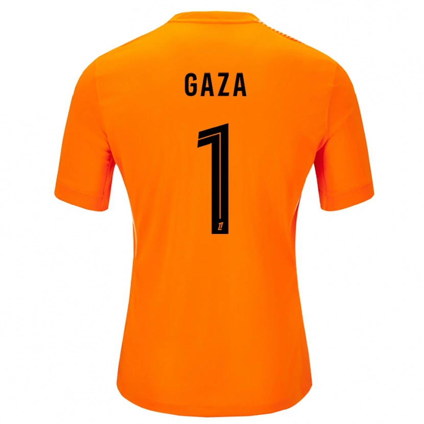 Danxen Dames Johnny Gaza #1 Oranje Zwart Keepersshirt 2025/26 T-Shirt