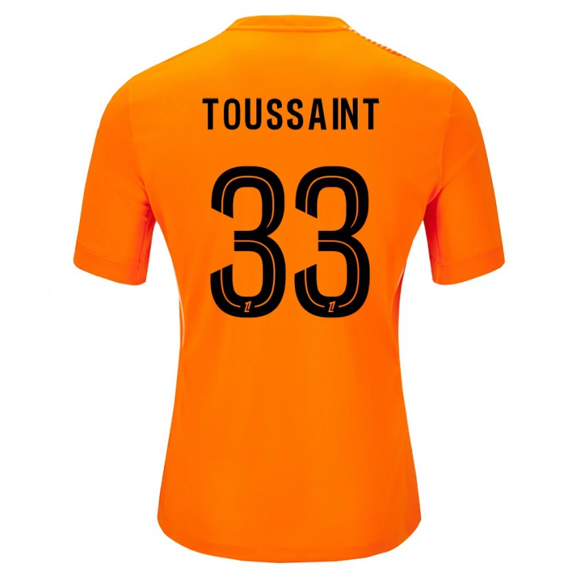 Danxen Dames Océane Toussaint #33 Oranje Zwart Keepersshirt 2025/26 T-Shirt