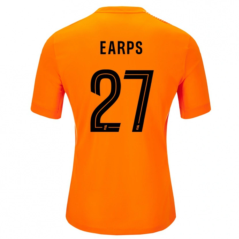 Danxen Dames Mary Earps #27 Oranje Zwart Keepersshirt 2025/26 T-Shirt