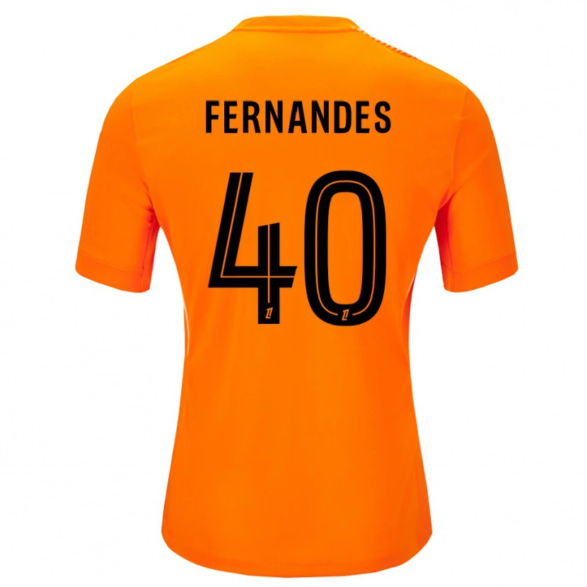 Danxen Dames Alyssa Fernandes #40 Oranje Zwart Keepersshirt 2025/26 T-Shirt