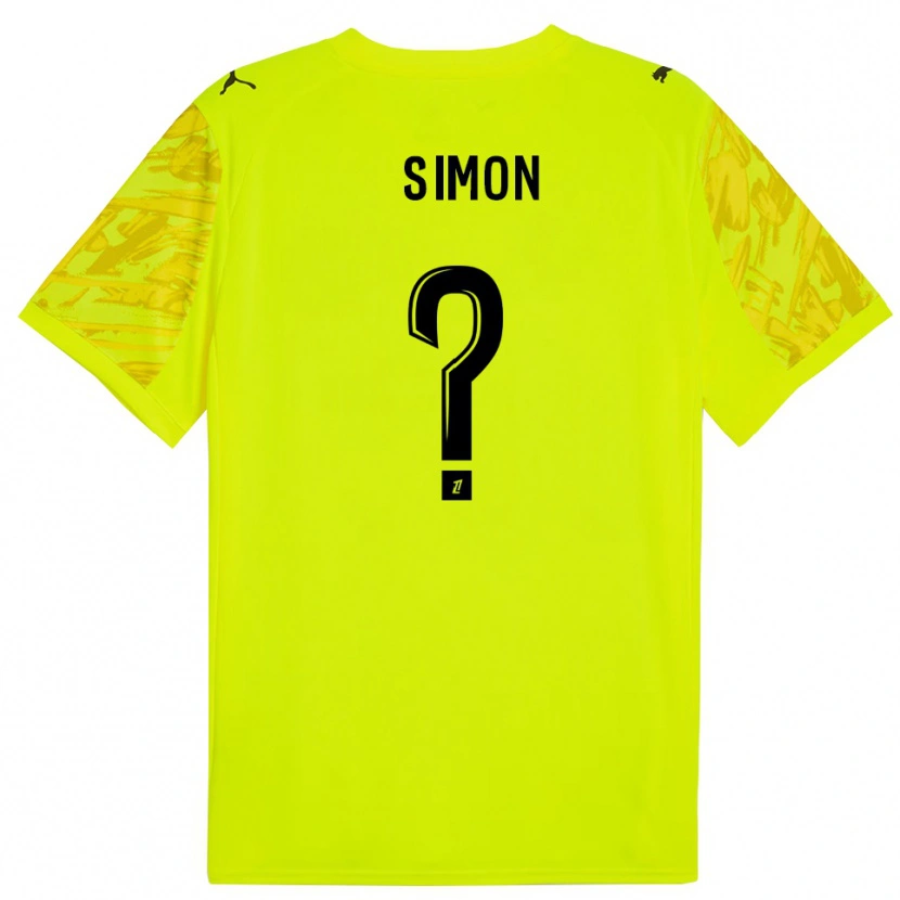 Danxen Dames Jules Simon #0 Fluorescerend Groen Geel Keepersshirt 2025/26 T-Shirt