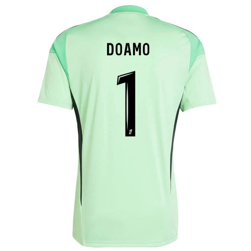 Danxen Dames Isaac Doamo #1 Lichtgroen Zwart Keepersshirt 2025/26 T-Shirt