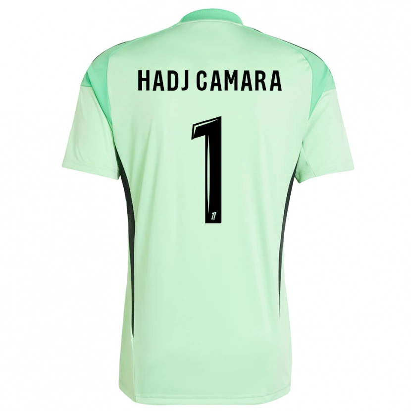 Danxen Dames El Hadj Camara #1 Lichtgroen Zwart Keepersshirt 2025/26 T-Shirt