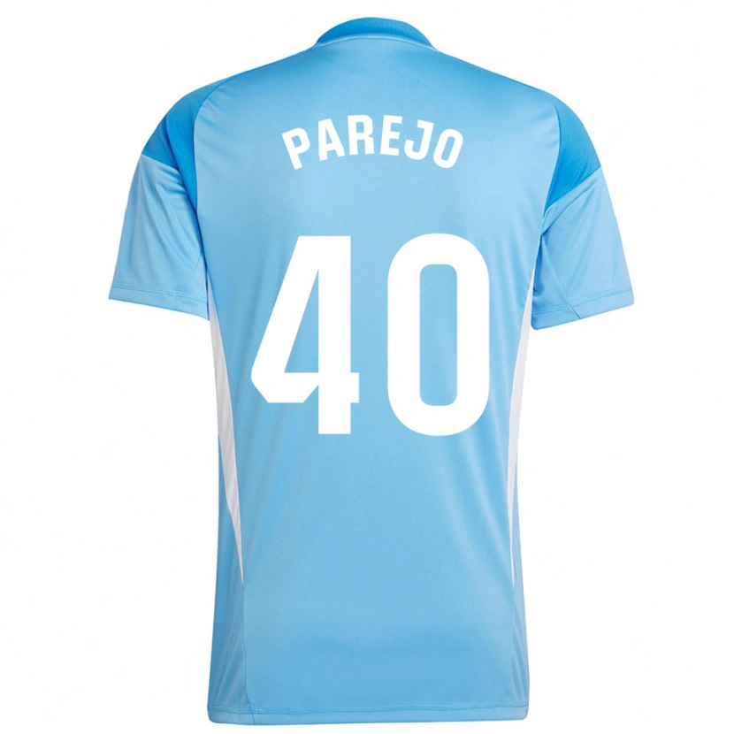 Danxen Dames Jesús Parejo #40 Hemelsblauw Wit Keepersshirt 2025/26 T-Shirt