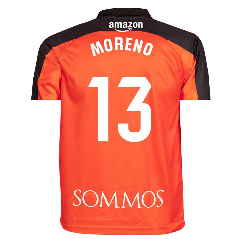 Danxen Dames Eloy Moreno #13 Oranje Zwart Keepersshirt 2025/26 T-Shirt