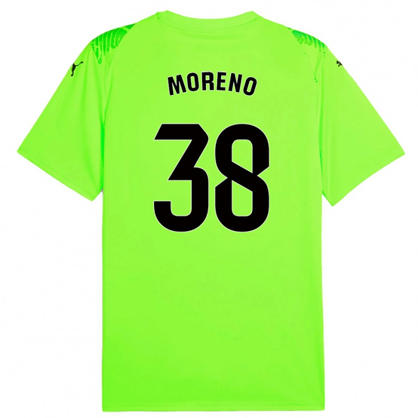 Danxen Dames Gerard Moreno #38 Grasgroen Keepersshirt 2025/26 T-Shirt