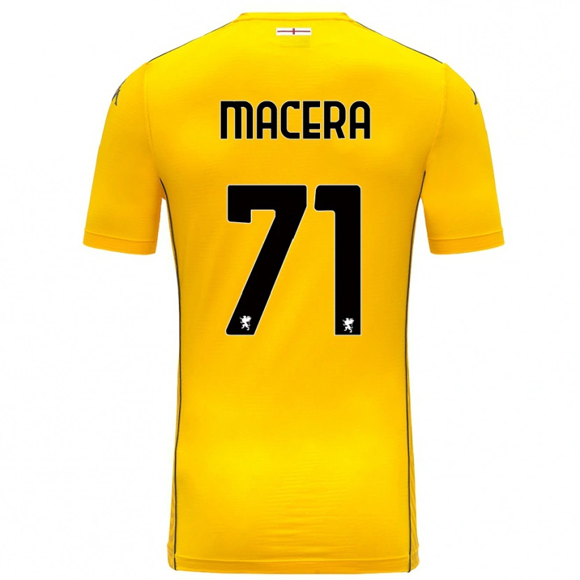 Danxen Dames Matilde Macera #71 Donker Geel Zwart Keepersshirt 2025/26 T-Shirt
