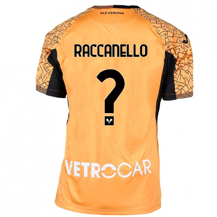 Danxen Dames Marco Raccanello #0 Oranje Zwart Wit Keepersshirt 2025/26 T-Shirt