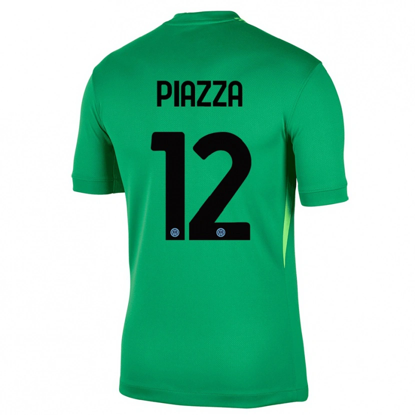 Danxen Dames Alessia Piazza #12 Licht Groen Zwart Keepersshirt 2025/26 T-Shirt