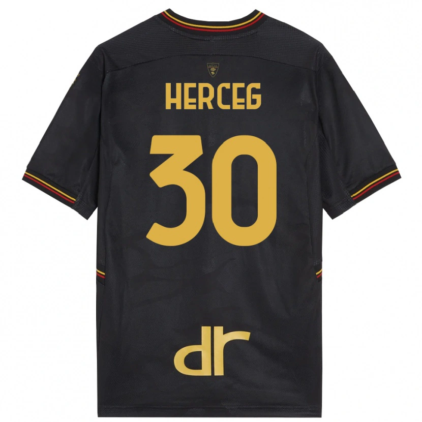Danxen Dames Lovro Herceg #30 Zwart Bruin Keepersshirt 2025/26 T-Shirt