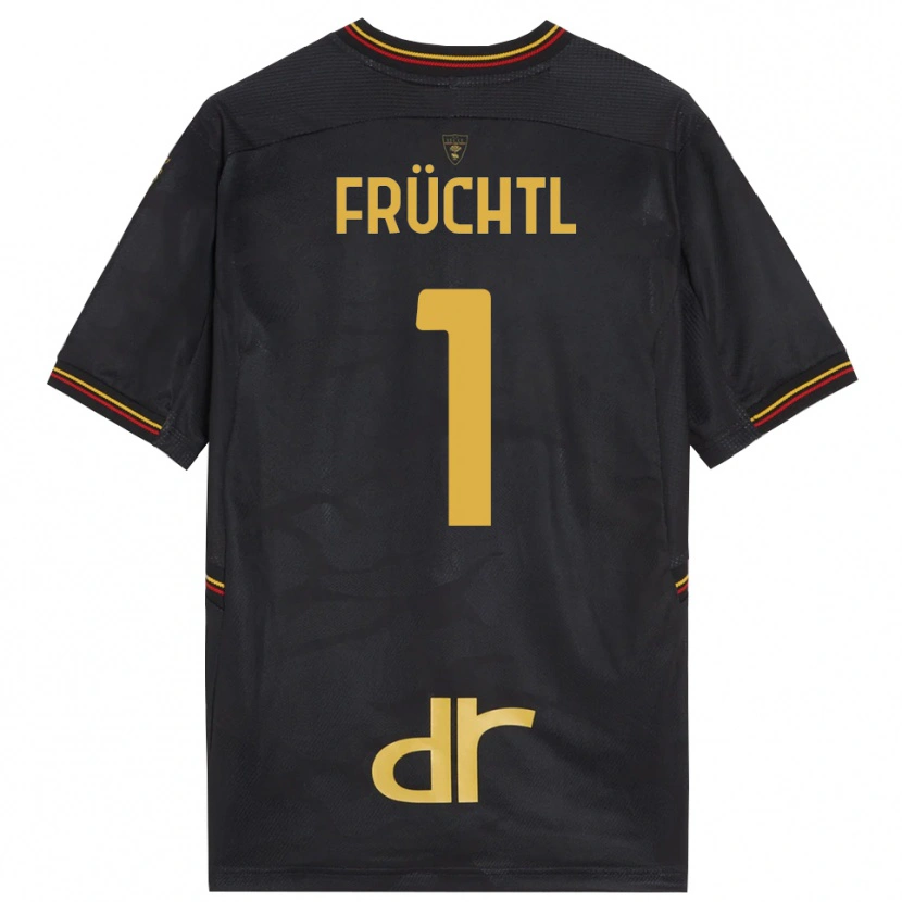Danxen Dames Christian Früchtl #1 Zwart Bruin Keepersshirt 2025/26 T-Shirt